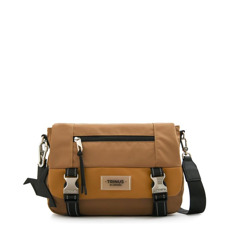 TRINUS - Cartera Bandolera mediana dania beige oscuro