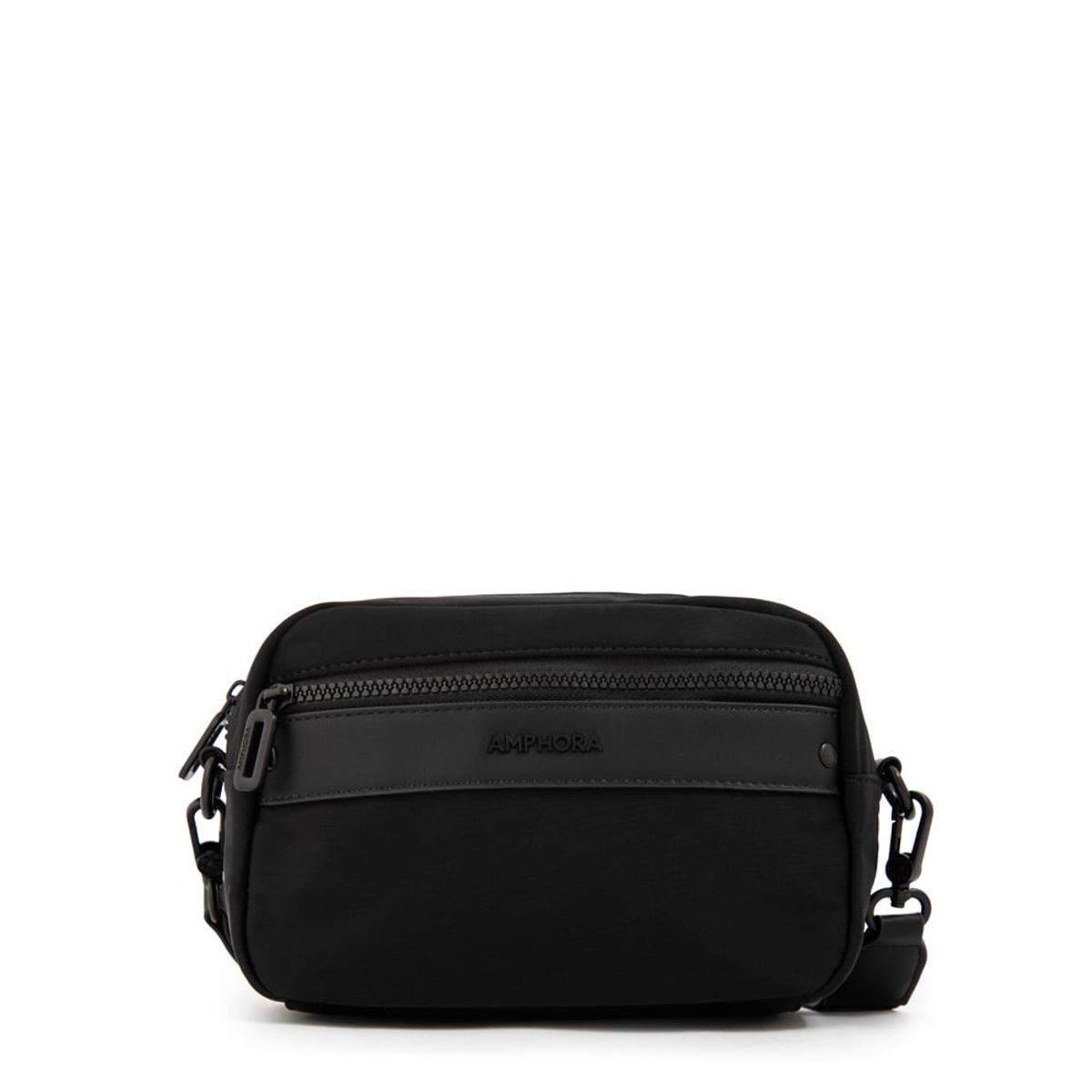 AMPHORA - Cartera Bandolera pequeña peru negro