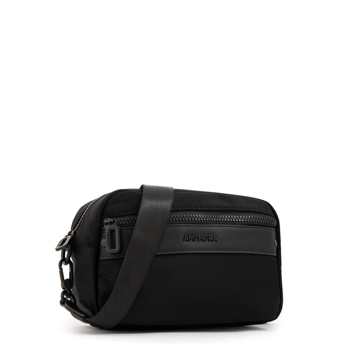 AMPHORA - Cartera Bandolera pequeña peru negro