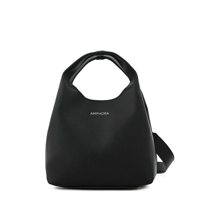 AMPHORA - Cartera bandolera mediana jolie negro