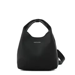 AMPHORA - Cartera bandolera mediana jolie negro