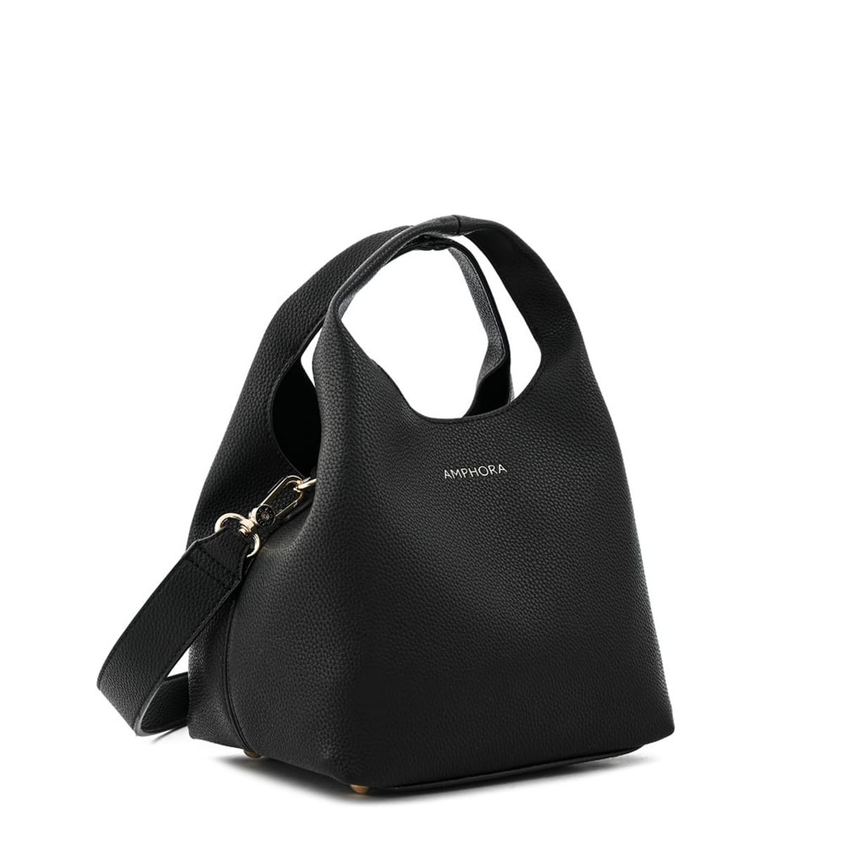 AMPHORA - Cartera bandolera jolie mediana negro