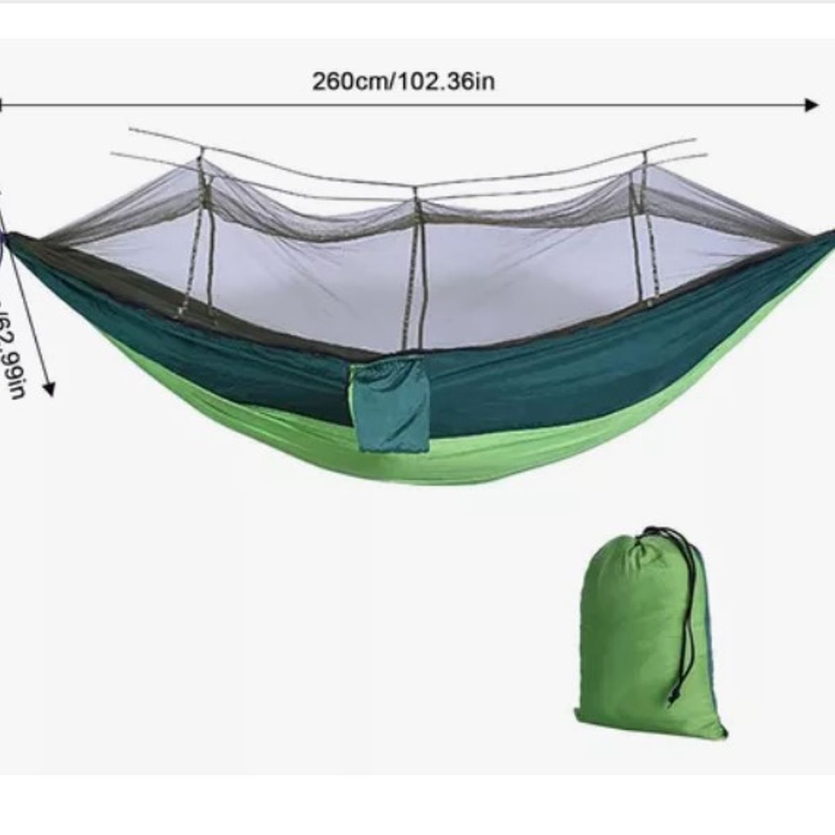 ESHOPANGIE - Hamaca Portátil Con Mosquitero Para Camping Aire Libre