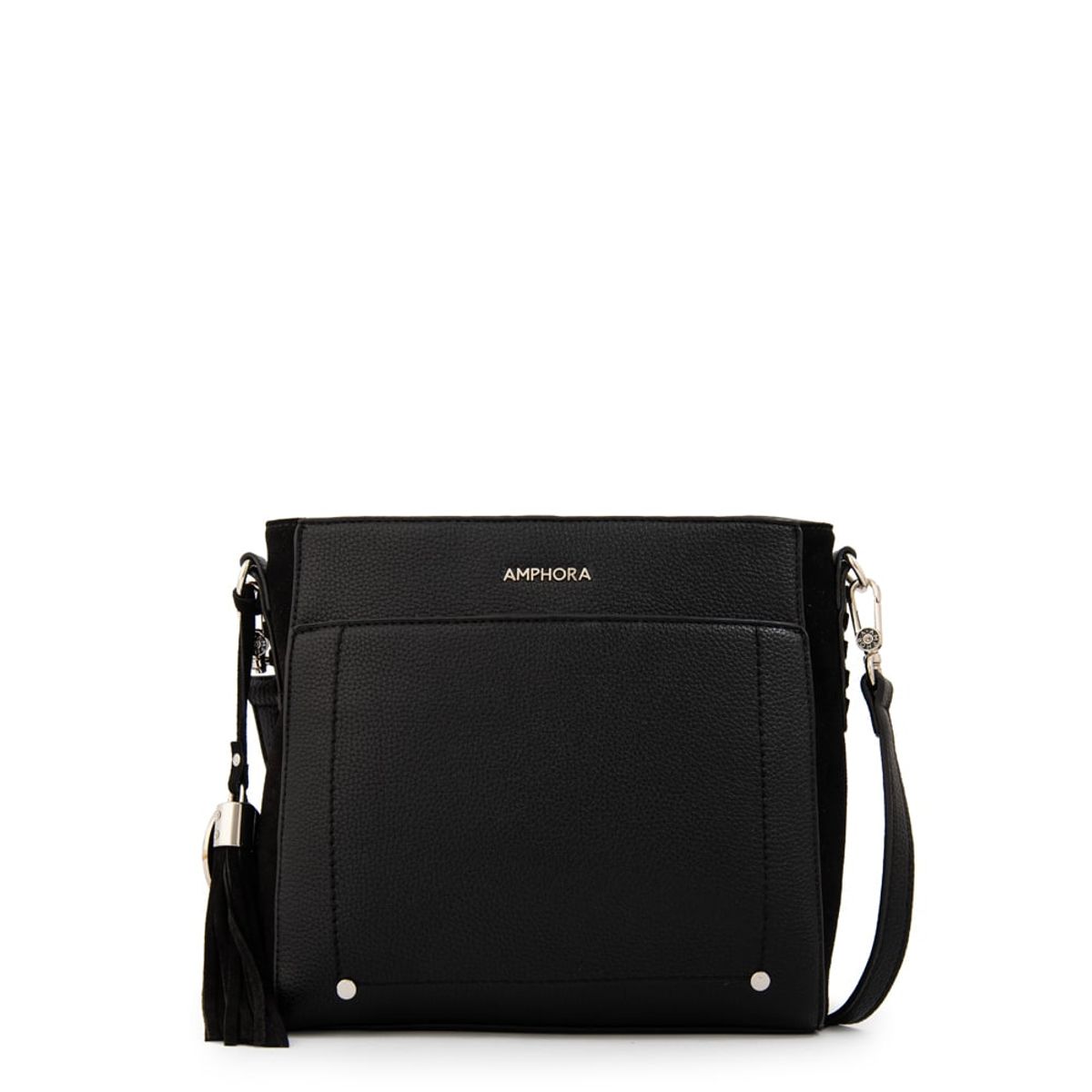 AMPHORA - Cartera Bandolera mediana etiopia negro