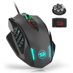 REDRAGON - Mouse Gamer - M908 Impact - RGB - 19 Botones - USB