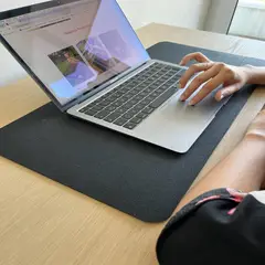 GOODWHEEL - Mousepad de Escritorio Black caucho reciclado