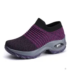 XHCY - Zapatos De Malla Gruesa Base Zapatos De Plataforma Cojín Amo