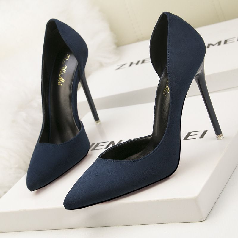 XHCY - Mujer Sandalias minimalista de punta con tacón delgado elegante verano