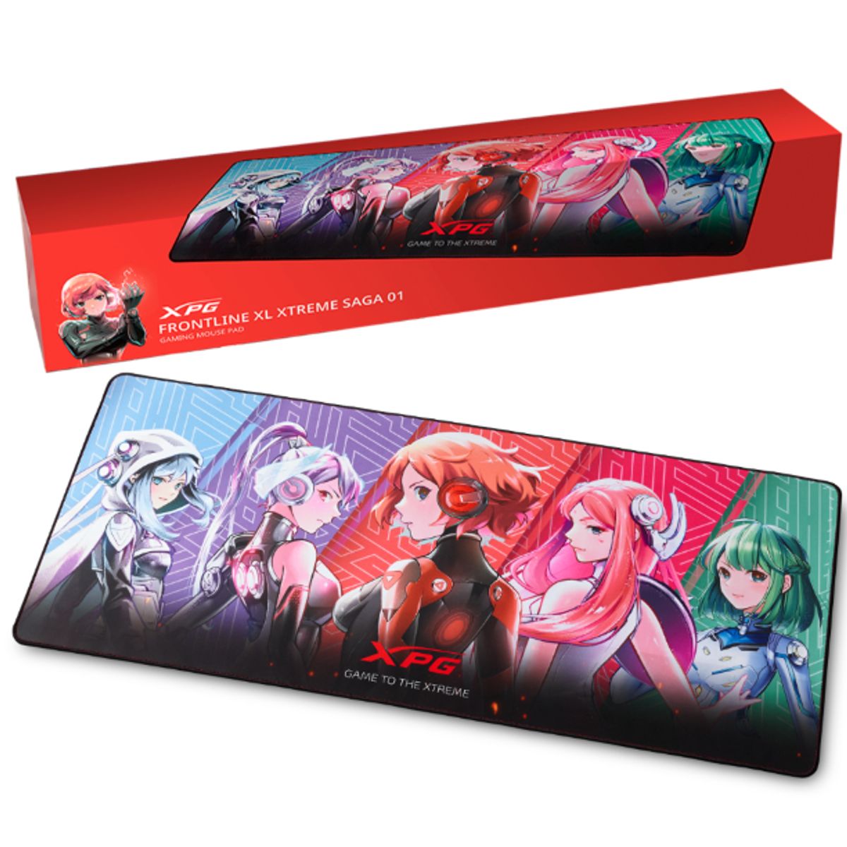 XPG - Pad Mouse XL - XPG FRONTLINE Xtreme Saga 01 -  900 x 400mm - 3mm