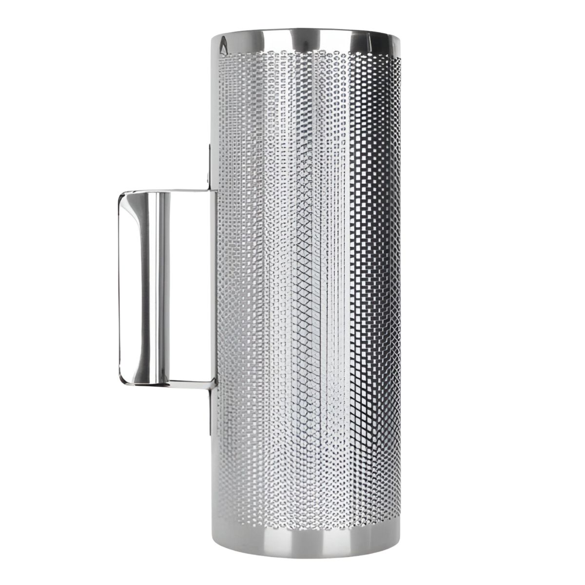 HENDRIX - Guiro Musical Ultra Compacto Inoxidable 21x7cm + Cepillo