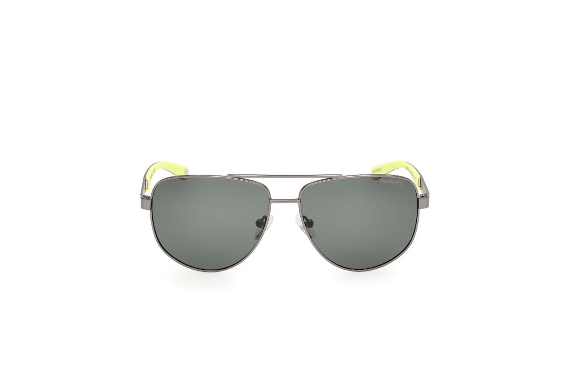Lentes de Sol Plateado Polarizados Gris M