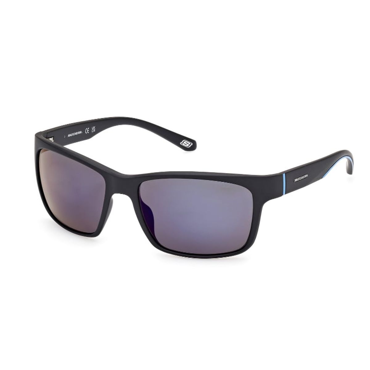 SKECHERS - Lentes de Sol Negro Espejados Skechers