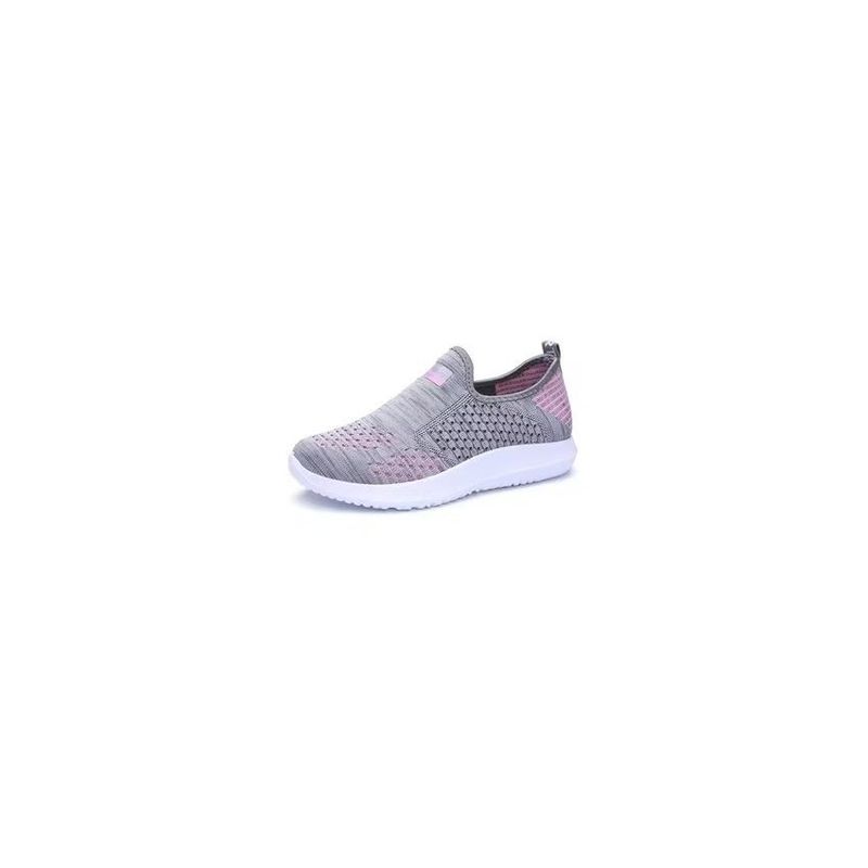 XHCY - Zapatillas casuales antideslizante  mujer gris.