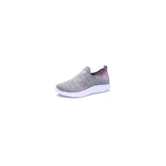 XHCY - Zapatillas casuales antideslizante mujer gris.