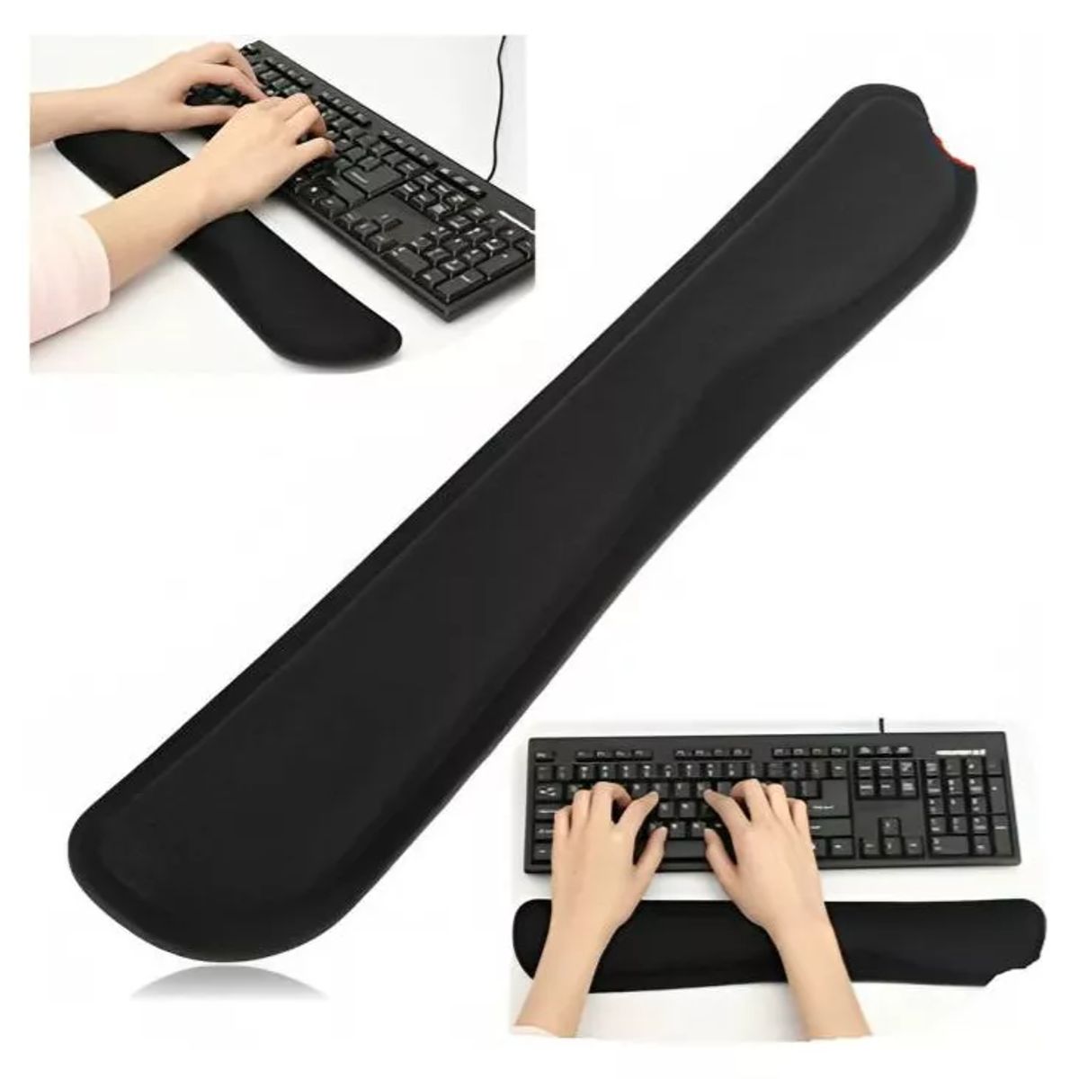 GENIUS - Pad Teclado - Reposa Muñecas  Genius G-WP100 Ergonomico Negro