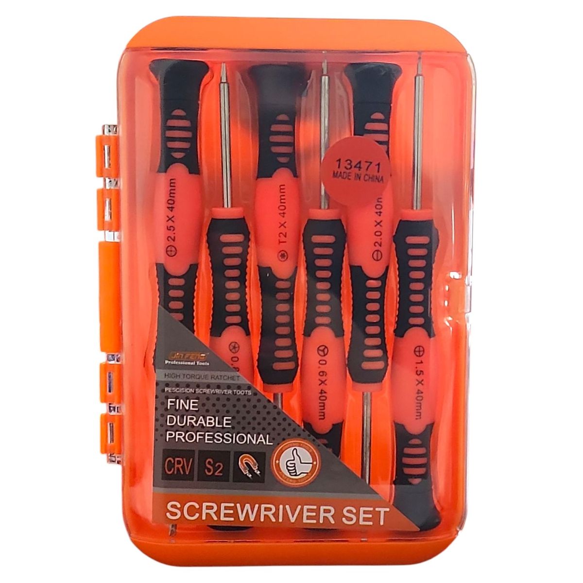 GENERICO - Set de 6 Destornilladores de Precisión 13471