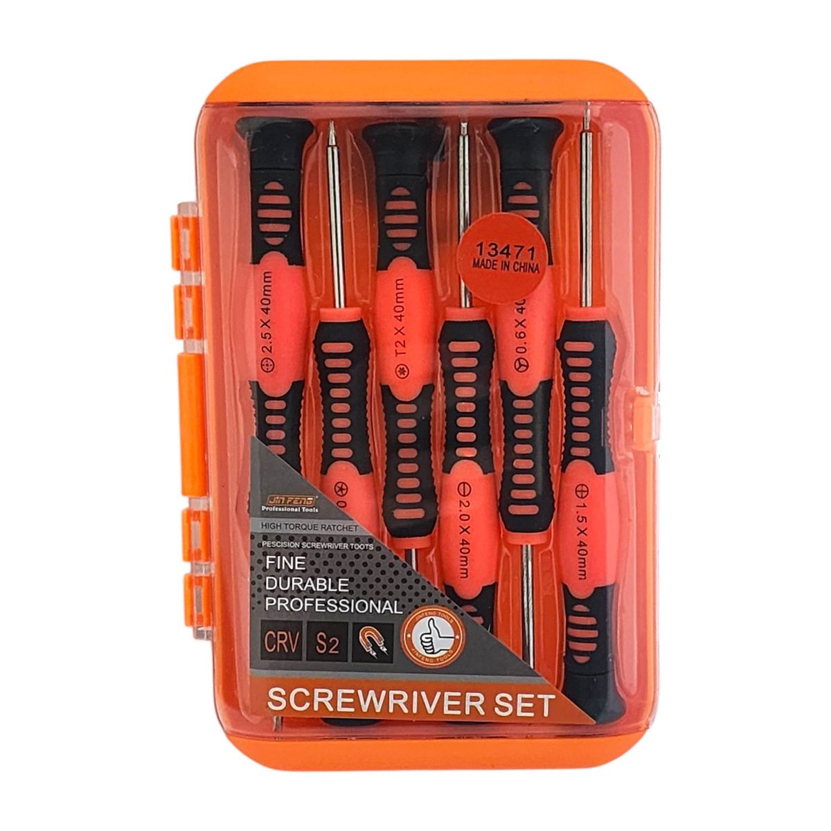 GENERICO - Set de 6 Destornilladores de Precisión 13471