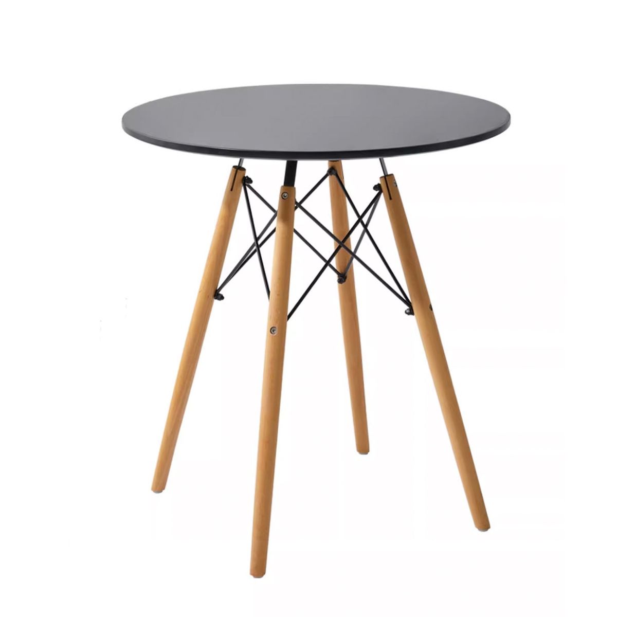 VINCENZI - Mesa Eames 80x75 Negra