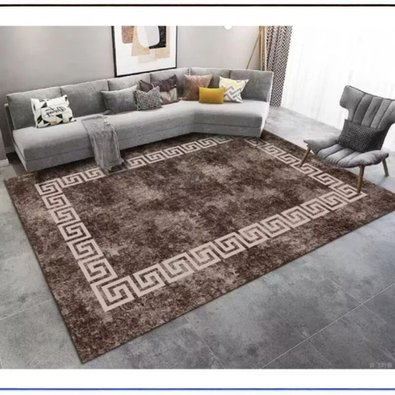 ANGELES DEL HOGAR - ALFOMBRA LISA CON DISEÑO EN 3D 200X240CM
