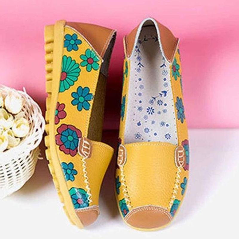 XHCY - Nuevo Mujer Cuero Zapatos Mocasines Soft Ocio Pisos Fem12641