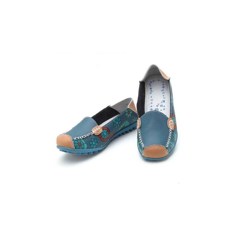 XHCY - Nuevo Mujer Cuero Zapatos Mocasines Soft Ocio Pisos Fem12641