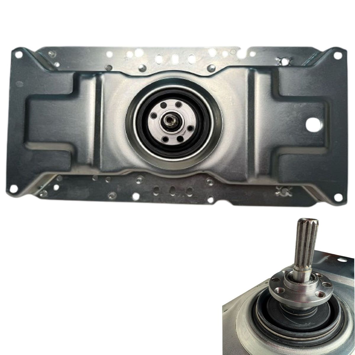 GENERICO - Mecanismo Eje Lavadora Midea 4 Pernos 4 - 6KG