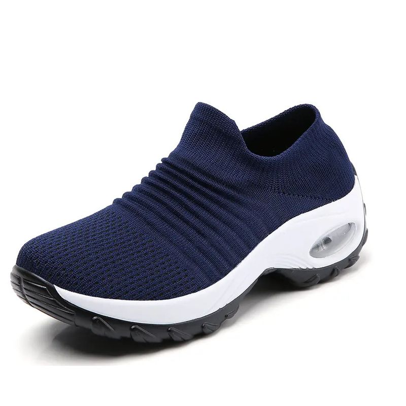 XHCY - Zapatos De Malla Gruesa Base Zapatos De Plataforma Cojín Amo