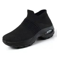 XHCY - Zapatos De Malla Gruesa Base Zapatos De Plataforma Cojín Amo