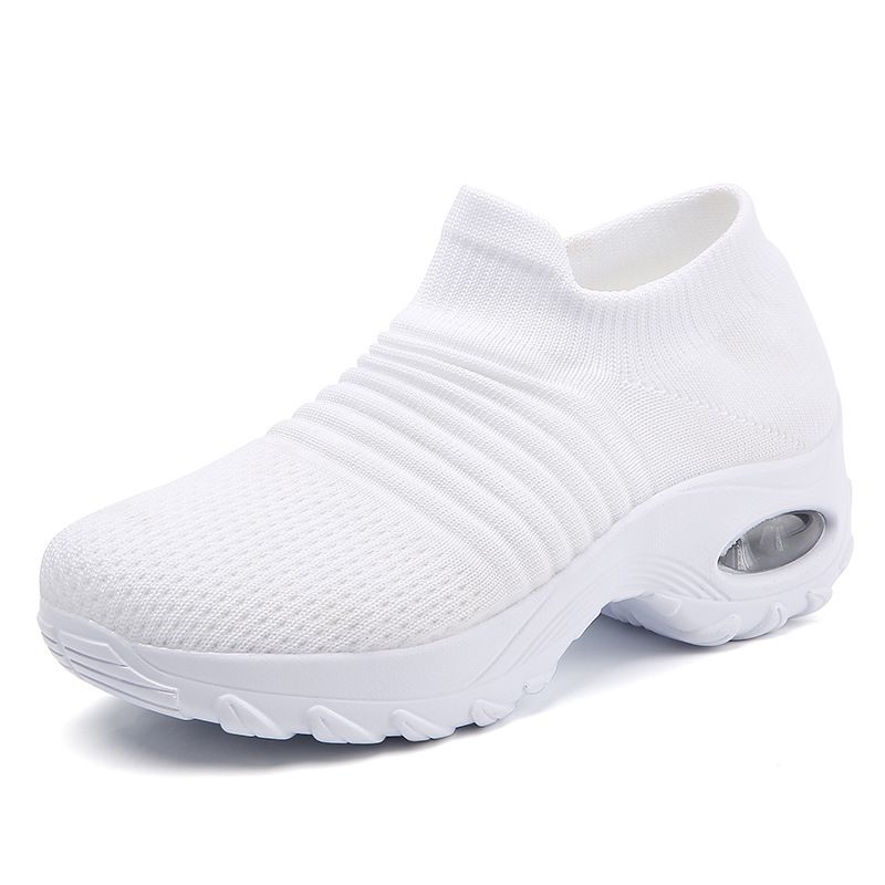 XHCY - Zapatos De Malla Gruesa Base Zapatos De Plataforma Cojín Amo