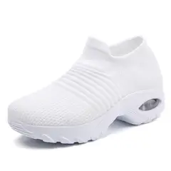 XHCY - Zapatos De Malla Gruesa Base Zapatos De Plataforma Cojín Amo