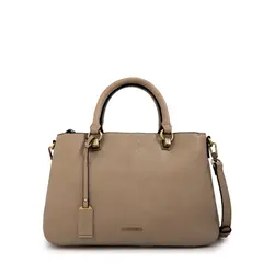 AMPHORA - Cartera Dos Asas mediana malta beige