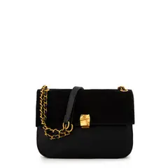 AMPHORA - Cartera bandolera con tapa estonia mediana negro especial