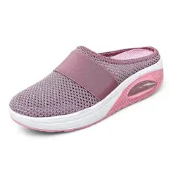 XHCY - Zapatos Para Caminar Sin Cordones Para Mujer Con Cojín De Ai