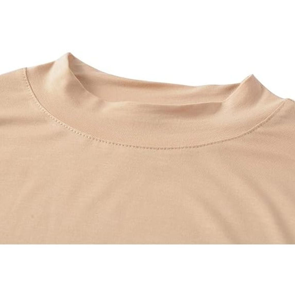 GARSIL - Camiseta Cuello Alto - Polera - Beatle Para Mujer - Primera Capa Bambu