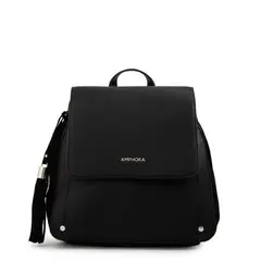 AMPHORA - Mochila con tapa mediana etiopia negro