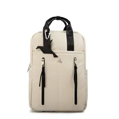 TRINUS - Mochila porta notebook grande juliana blanco crudo
