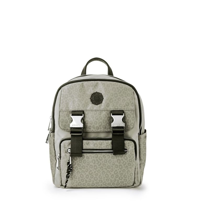 Mochila college mediana taupe Marron TALLA UNICA