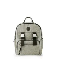 TRINUS - Mochila college mediana taupe