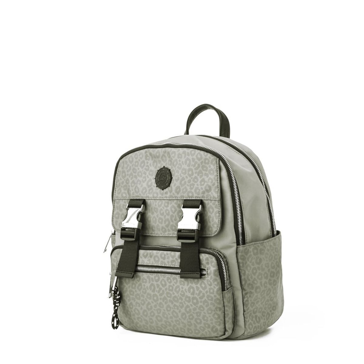 TRINUS - Mochila college mediana taupe