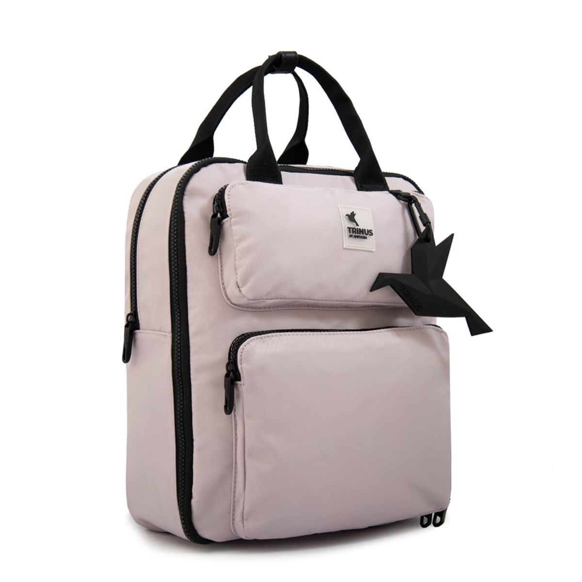 TRINUS - Mochila porta notebook mediana lorenza blanco crudo