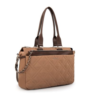 Imagen 2 del producto Cartera tote porta notebook gambia grande beige oscuro