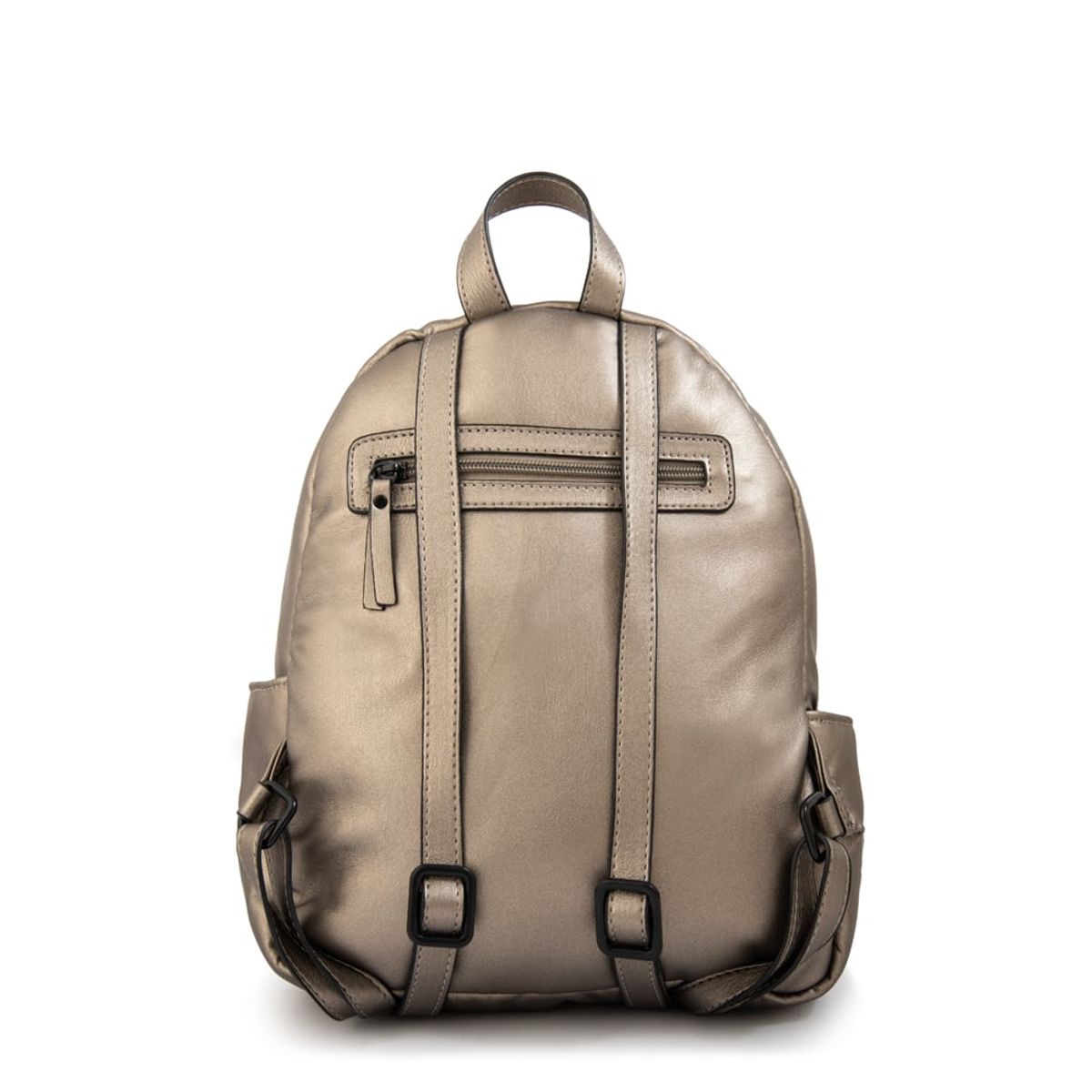 AMPHORA - Mochila guyana mediana plateado oscuro