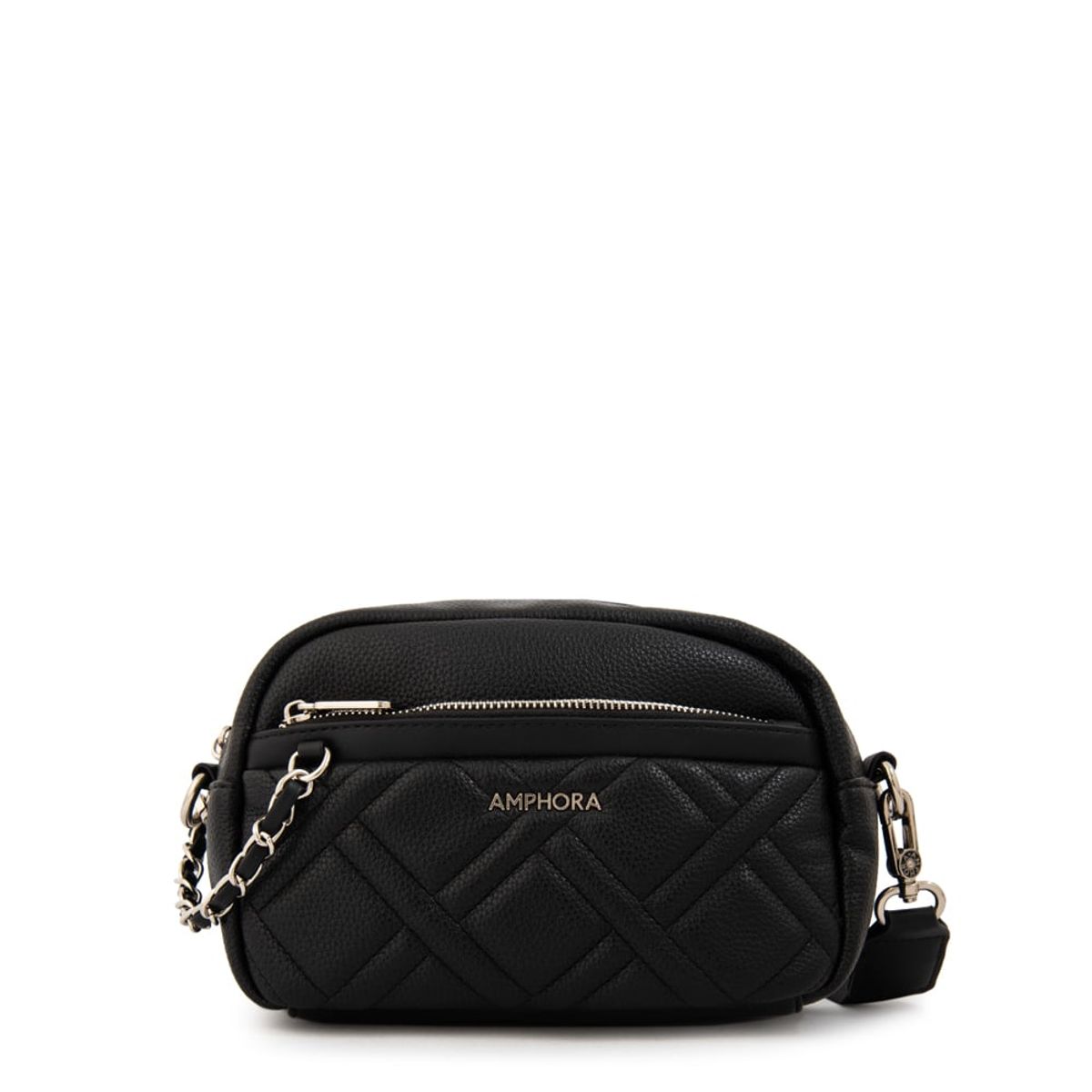 AMPHORA - Cartera Bandolera mediana gambia negro especial