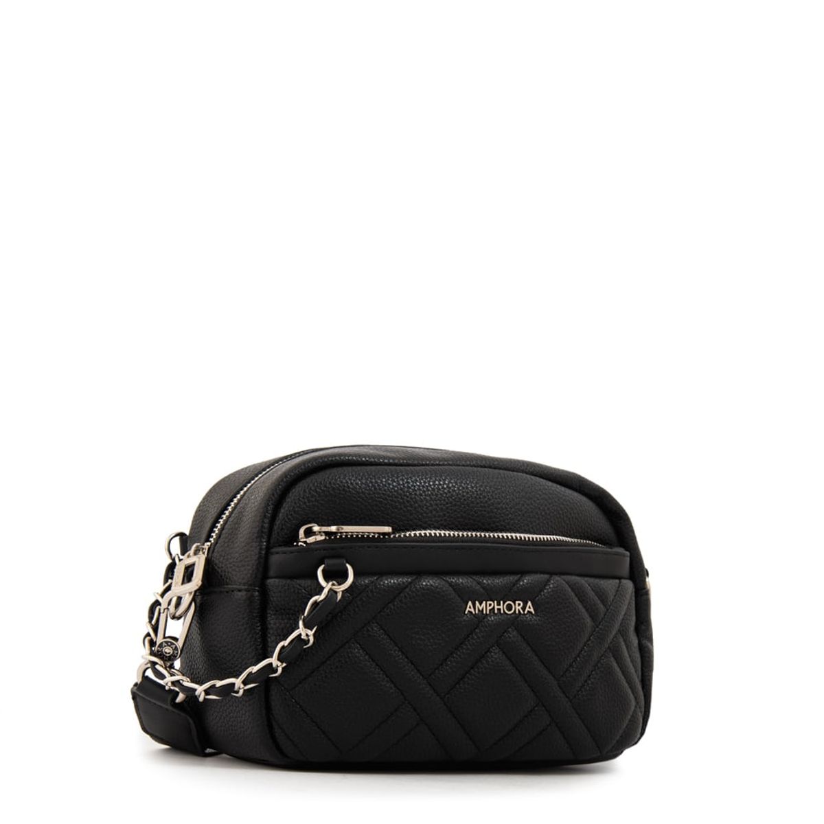 AMPHORA - Cartera Bandolera mediana gambia negro especial
