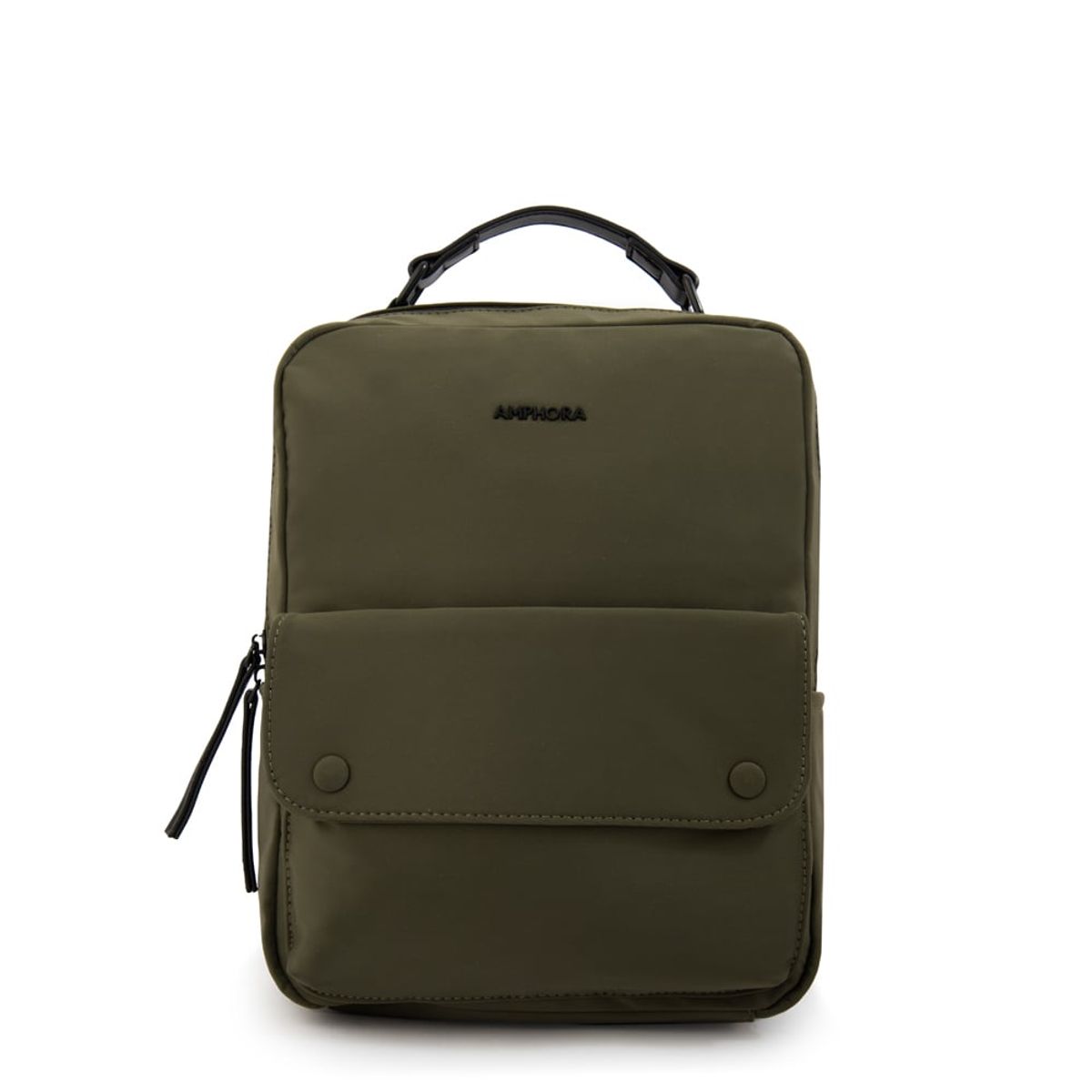 AMPHORA - Mochila mediana islandia verde oliva