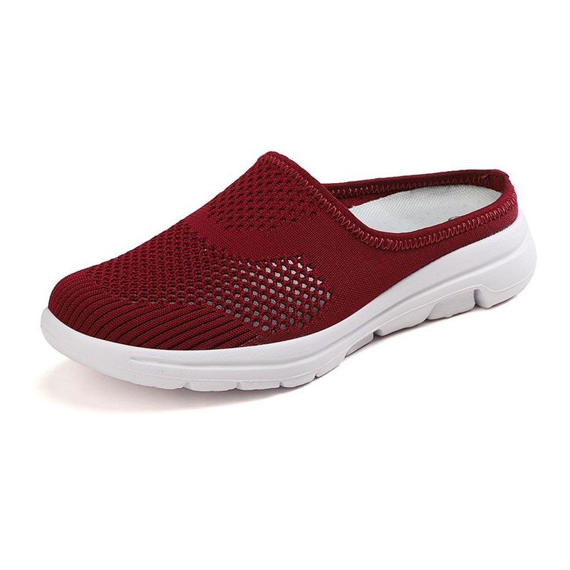 XHCY - Zapatillas Planas De Malla Transpirable Para Mujer