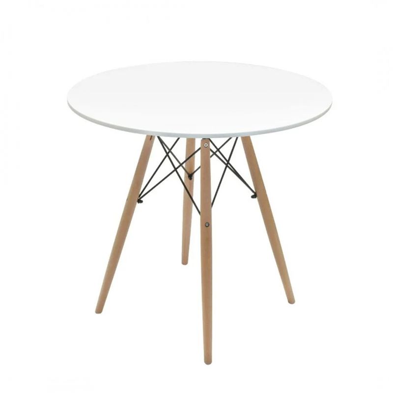VINCENZI - Mesa Eames 80x75 Blanca