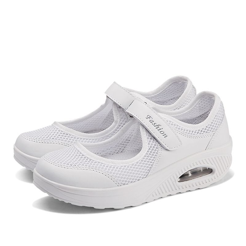 XHCY - Zapatillas Casual Transpirables Con Punta Redonda Para Mujer