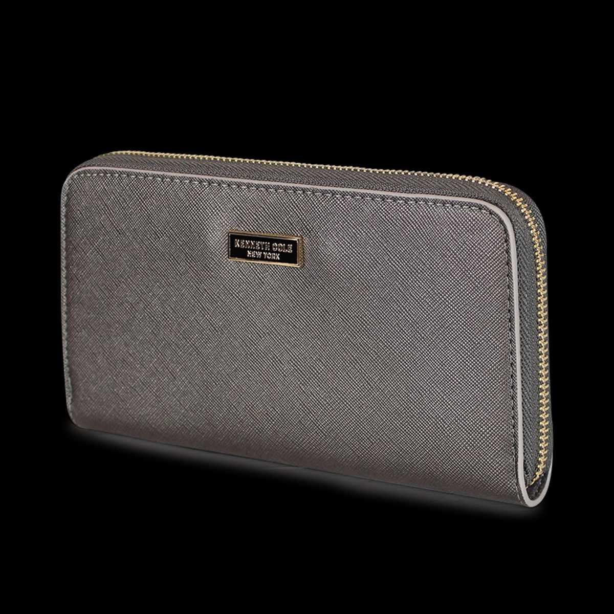 KENNETH COLE - Pack Billetera Ava gris + Pañuelo Oni pink Kenneth Cole