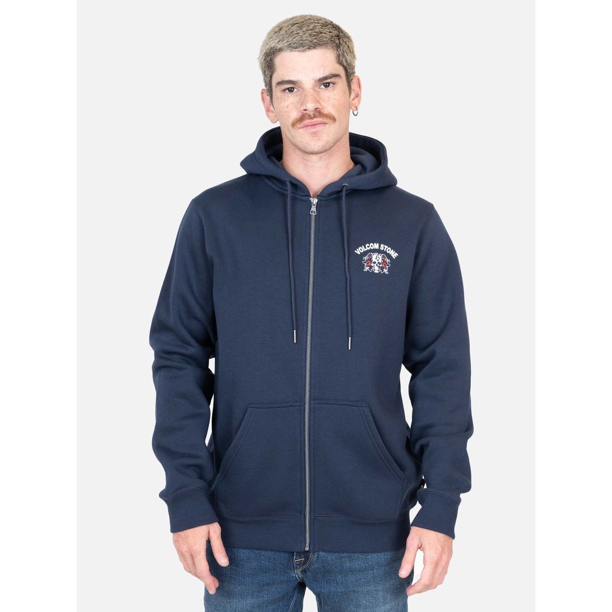 VOLCOM - Poleron Warp Azul Marino Hombre Volcom - Azul Marino